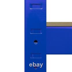 Étagères de garage 5 niveaux étagères de rangement sans boulons étagères de stockage robustes 160 cm