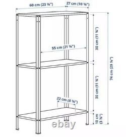 Étagères de garage à 3 et 4 niveaux, unité de rangement, étagères de stockage, étagère de rangement robuste.