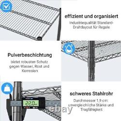 Étagères de garage à rayonnage lourd 4/5 niveaux réglables en hauteur Royaume-Uni