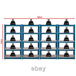 Étagères de garage robustes - Rangement à 5 niveaux - Organisateur de garage
