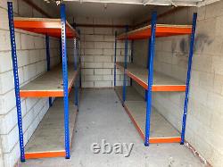 Étagères de garage robustes de BiGDUG 1980x 1850x 610mm Étagères d'entrepôt x4
