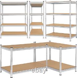 Étagères de rangement de garage Yaheetech 4 étages Unités d'étagères robustes pour Per x 60 x