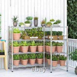 Étagères en métal à 4/5 niveaux pour garage, étagères de rangement, unité de stockage NOUVEAU