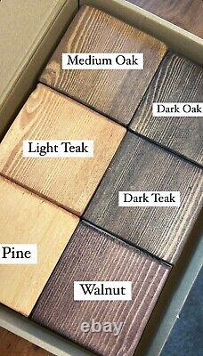 Étagères rustiques flottantes en bois massif étagère faite à la main 17 cm - supports invisibles