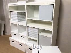 Gltc Northcote Modular Storage Shelf Units, Blanc, Enfants / Bureau