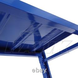 Kit de rayonnage en acier lourd de 2 m de hauteur, 200 x 50 cm, 3 étagères, capacité de 180 kg