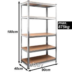 MONZANA Étagères Autonomes en Acier / MDF Haute Résistance 10x pour Garage