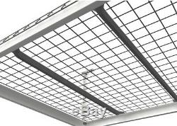 Nouveau Système De Rangement Pour Garage Réglable Au Plafond Avec Plafonds Suspendus, 4 X 8 Pi, Blanc