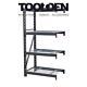 Pack D'extension De Rayonnage Lourd Sealey Ap6372e Avec 4 étagères En Maille Capacité 640kg