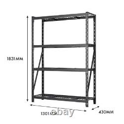 RACK 400 Étagère à 4 niveaux 1301 x 1831 x 430mm (01720)