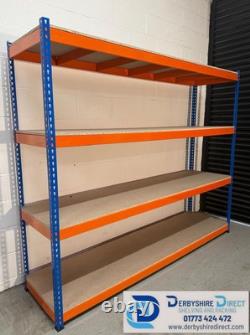 Rangement Longspan 2,4 m Étagères Ultra Résistantes de Stockage pour Garage et Ateliers Neuf