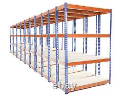 Rangement en acier à 4 niveaux, 10 x, capacité lourde, pour garage, 2200mm H x 900mm L x 600mm P