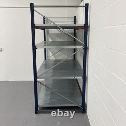 Rayonnage Métallique à Longue Portée pour Atelier Garage, Résistant pour Articles Volumineux