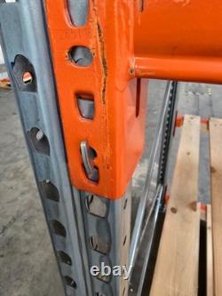 Rayonnage à palettes robuste, largeur 2,6 m, profondeur 1,2 m, hauteur 2,4 m, 250 kg par étagère