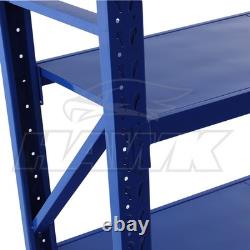 Rayonnage d’entrepôt en acier robuste, unité d’étagères à baie simple, rack de stockage 300 kg