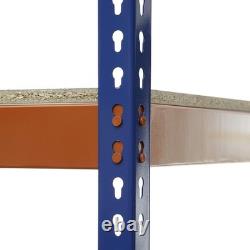 Rayonnage d’entrepôt robuste pour rangement, garage, atelier, abri 180x120x60 cm