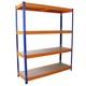 Rayonnage De Garage Robuste, Unit&eacute; D&rsquo;&eacute;tag&egrave;res &agrave; 4 Niveaux Sans Boulons, Trav&eacute;es En Acier, 150 Cm
