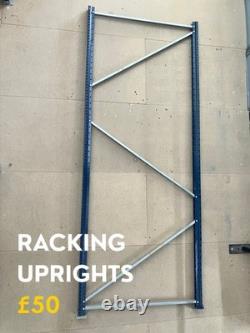 Rayonnage de magasin Mecalux M7, capacité lourde de 450 kg par étagère, excellent état