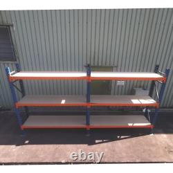 Rayonnage de stockage PSS lourd d'occasion 2,5 m de haut x 2,2 m de large x 0,7 m de profondeur