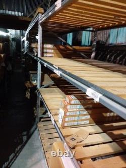 Rayonnage de stockage robuste 4 travées de 2,4 m de large chacune 4 étagères de 1,2 m de profondeur