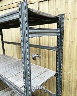 Rayonnage de stockage robuste et ajustable pour garage et atelier, galvanisé