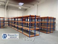 Rayonnage de stockage robuste sans boulons avec étagères en aggloméré