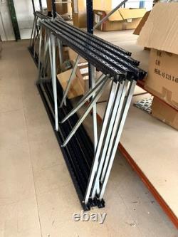 Rayonnage industriel Mecalux M7, charge lourde, 450 kg par étagère, en excellent état