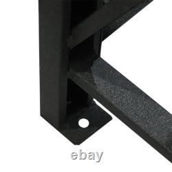 Rayonnage industriel noir robuste avec étagères en métal 1830 mm H x 1500 mm L x 600 mm