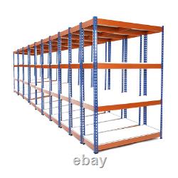 Rayonnage lourd 10x avec étagères en mélamine 4 niveaux 1800mm H x 900mm L x 450mm P