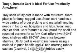 Rubbermaid Commercial Heavy Duty Pocket Shelf Utility Panier 9t66 Noir
