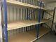 Stow Steel Frame Heavy Duty Factory Racking Shelving Industrial 4 Bays 12 Étagères