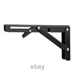 Supports d'étagère pliants 1-10 avec charnière verrouillable murale lourde