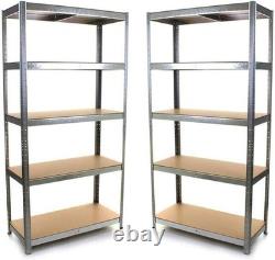 Unité de Rayonnage en Acier Robuste et Fiable 90x40x180cm, Charge Maximale 175kg