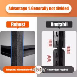 Unité de rangement en métal à 5 niveaux pour garage, entrepôt, abri - Mise à jour des étagères.