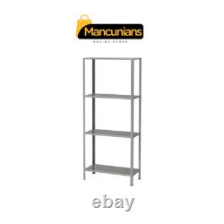 Unité de rangement en métal à usage intensif étagère intérieure/extérieur pour garage, support pour plantes, 2 tailles