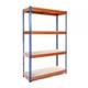 Unit&eacute; De Rangement &eacute;tag&egrave;re Robuste Risi 120x45x183 Cm 400 Kg Par &eacute;tag&egrave;re Pour Garage Et Maison