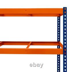 Unité de rayonnage S-Rax pour garage 4 étagères 180 cm x 180 cm x 60 cm Rack robuste