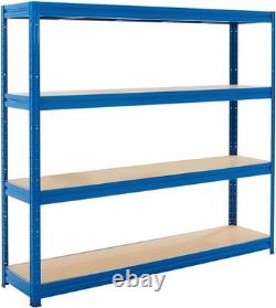 Unité de rayonnage garage BiGDUG robuste 1770H x 600D mm 4 niveaux avec bacs de prélèvement