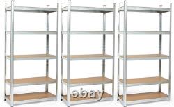 Unités de rangement de garage Pack de 2 Étagères robustes pour la maison, le bureau, le cabanon et