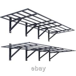 VEVOR 2PCS Étagères de Garage Murales 6x2 pieds - Étagères Robustes à Montage Mural
